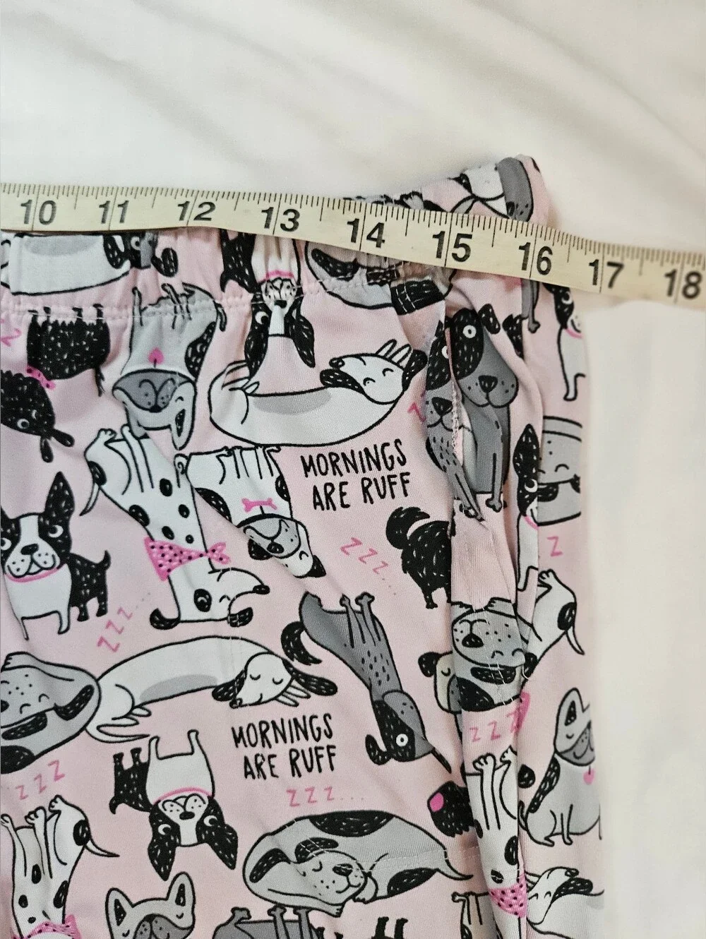 Secret Treasures Womens Pink And Dog Pattern Elastic Waist Pajama Pants Size L - Picture 6 of 11